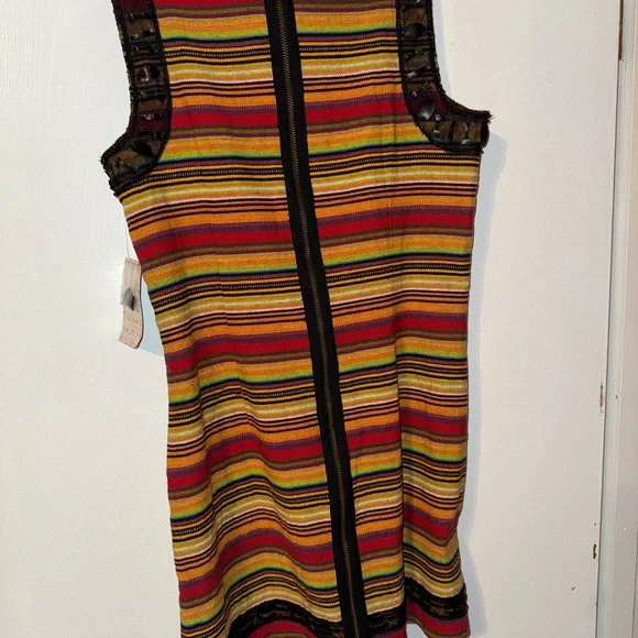 Free People Multicolor Striped Mini Dress - Picture 3 of 7